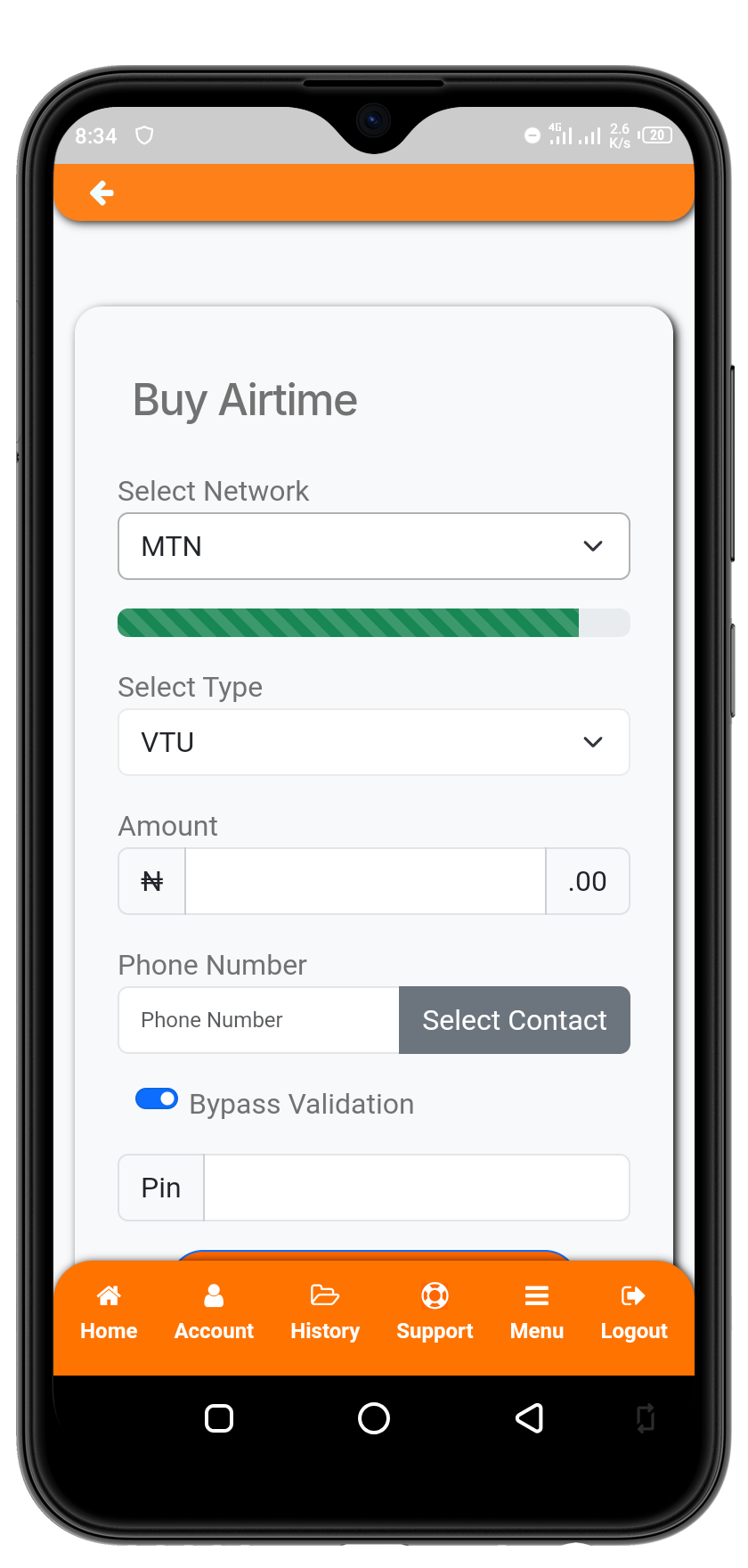 App Screen