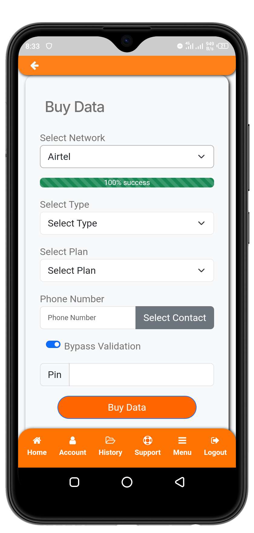 App Screen